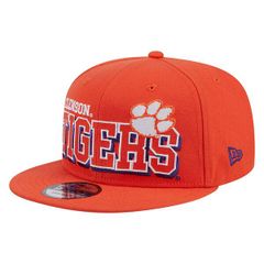 뉴엘라 남성 액세서리 모자 Mens New Era Orange Clemson Tigers Game Day 9FIFTY Snapback Hat Orange 오렌지