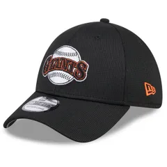 ニューエラ メンズ アクセサリー 帽子 Mens New Era Black San Francisco Giants 2024 Batting Practice 39THIRTY Flex Hat Black ブラック