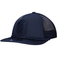 ニューエラ メンズ アクセサリー 帽子 Mens New Era Navy St Louis City SC Tone Golfer Snapback Hat Navy ネイビー