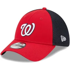 ニューエラ メンズ アクセサリー 帽子 Mens New Era Red Washingtonationals Team Neo 39THIRTY Flex Hat Red レッド