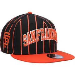 ニューエラ メンズ アクセサリー 帽子 Mens New Era Black San Francisco Giants City Arch 9FIFTY Snapback Hat Black ブラック