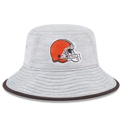 ニューエラ メンズ アクセサリー 帽子 Mens New Era Gray Cleveland Browns Game Bucket Hat Gray グレー