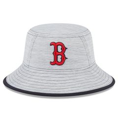 뉴 엘라 남성 액세서리 모자 Mens New Era Gray Boston Red Sox Game Bucket Hat Gray 회색