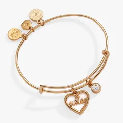 アレックスアンドアニ レディース アクセサリー ブレスレット・バングル・アンクレット Alex and Ani Sister Bangle Bracelet Gold ゴールド