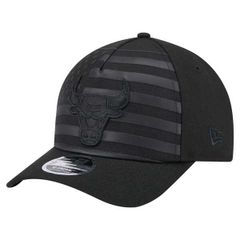 뉴엘라 남성 액세서리 모자 Mens New Era Black Chicago Bulls Game Day Flag AFrame 9FORTY Adjustable Hat Blac