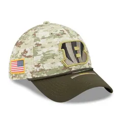 ニューエラ メンズ アクセサリー 帽子 Mens New Era Camo Cincinnati Bengals 2025 Salute to Service 39THIRTY Flex Hat Camo