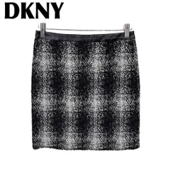 【美品】 DKNY タイトミニスカート 4 黒×白のサムネイル