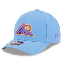 ニューエラ メンズ アクセサリー 帽子 Mens New Era Light Blue Colorado Rockies 2025 City Connect 9FORTY MCrown Adjustable Hat Light Blue ブルー