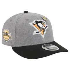 ニューエラ メンズ アクセサリー 帽子 ウール Mens New Era GrayBlack Pittsburgh Penguins Wool Pin Low Profile 9FIFTY Snapback Hat Gray グレー