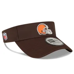 ニューエラ メンズ アクセサリー 帽子 Mens New Era Brown Cleveland Browns 2022 Sideline Adjustable Visor Brown ブラウン