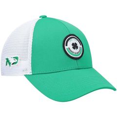 블랙 로버 남성 액세서리 모자 Black Clover Mens Kelly GreenWhite North Dakota Motto Trucker Snapback Hat Ke