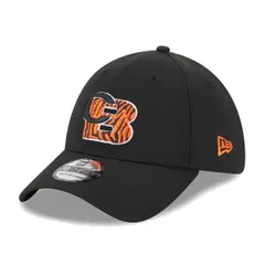 ニューエラ メンズ アクセサリー 帽子 Mens New Era Black Cincinnati Bengals City Originals 39THIRTY Flex Hat Black ブラック