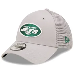 ニューエラ メンズ アクセサリー 帽子 Mens New Era Gray New York Jets Team Neo 39THIRTY Flex Hat Gray グレー