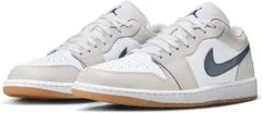 [ナイキ] エア ジョーダン 1 ロー AIR JORDAN 1 LOW ホワイト/ミッドナイトネイビー 553558-146 26.5cm [26.5 cm]