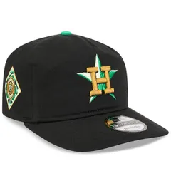 ニューエラ メンズ アクセサリー 帽子 Mens New Era Black Houston Astros 2026 St Patricks Day 19TWENTY Adjustable Hat Black ブラック