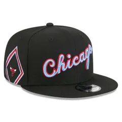 ニューエラ メンズ アクセサリー 帽子 Mens New Era Black Chicago Bulls 202526 City Edition 9FIFTY Snapback Hat Black ブ
