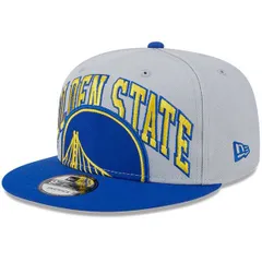 ニューエラ メンズ アクセサリー 帽子 Mens New Era GrayRoyal Golden State Warriors TipOff TwoTone 9FIFTY Snapback Hat Gray グレー
