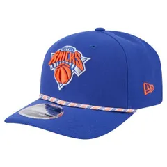 ニューエラ メンズ アクセサリー 帽子 Mens New Era Blue New Yorknicks Rope 9SEVENTY Adjustable Hat Blue ブルー