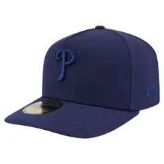 ニューエラ メンズ アクセサリー 帽子 Mens New Era Navy Philadelphia Phillies Color Pack AFrame 59FIFTY Fitted Hat Navy ネイビー