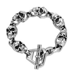レア物！ 初期型のクレイジーピッグ SKULL & LINK BRACELET - メルカリ