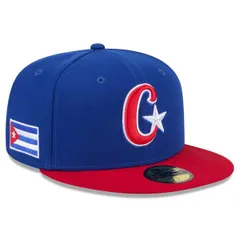 ニューエラ メンズ アクセサリー 帽子 Mens New Era BlueRed Cubaseball 2026 World Baseball Classic 59FIFTY Fitted Hat Blue ブルー