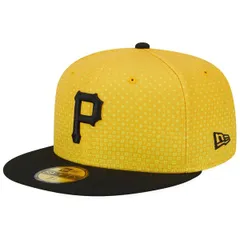 ニューエラ メンズ アクセサリー 帽子 Mens New Era GoldBlack Pittsburgh Pirates 2023 City Connect 59FIFTY Fitted Hat Gold ゴールド