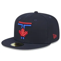 ニューエラ メンズ アクセサリー 帽子 Mens New Era Navy Toronto Blue Jays 2024 City Connect 59FIFTY Fitted Hat Navy ネイビー