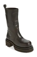 リックオウエンス メンズ シューズ ブーツ・レインブーツ プラットフォームブーツ プラットフォーム Rick Owens Bogun Platform Boot Dark Dust