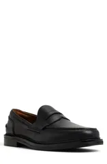 アルド メンズ シューズ ローファー ALDO Buckley Penny Loafer Open Black ブラックのサムネイル