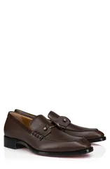 クリスチャン・ルブタン メンズ シューズ スリッポン・ローファー Christian Louboutin Chambelimoc Flat Loafer Cosme