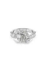 スワロフスキー レディース アクセサリー 指輪 Swarovski Matrix Knot Ring Rhodium White ホワイト