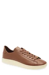 ヴァレンティノ メンズ シューズ スニーカー レザー Valentino Garavani Calfskin Leather Sneaker Brown Multi ブラウン