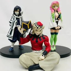 鬼滅の刃 プライズ フィギュア 3体 まとめ セット / 童磨 ちょこのせ 伊黒小芭内 甘露寺蜜璃 絆ノ装