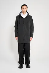 ストゥッテルハイム レディース アウター ジャケット・ブルゾン コート Stutterheim Stockholm Patch Matte Raincoat Black ブラック