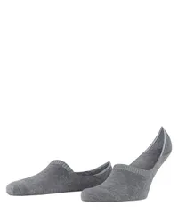 ファルケ メンズ アンダーウェア 靴下 コットン Falke Step Cotton High Cut No Show Socks Light Grey Melange グレー