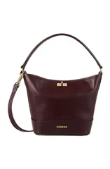 サンドロ レディース バッグ ミニ レザー SANDRO Tangoso mini leather bag Bordeauxのサムネイル