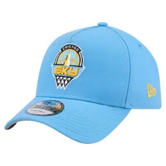 ニューエラ レディース アクセサリー 帽子 ロゴ MensNew Era Sky Blue Chicago Sky Core Logo AFrame 9FORTY Adjustable Hat Light Blue ブルー