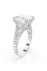 スワロフスキー レディース アクセサリー 指輪 Swarovski Stilla Cocktail Ring White Silver ホワイト
