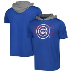 ニューエラ メンズ トップス Tシャツ パーカー Mens New Era Royal Chicago Cubs Team Hoodie TShirt Royal