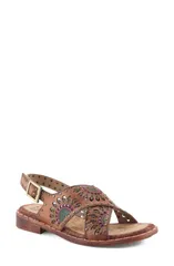 スプリングステップ レディース シューズ ヒール サンダル LArtiste by Spring Step Crossroadslingback Sandal Brown Multi ブラウン