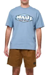 マウイアンドサン メンズ トップス Tシャツ ロゴ グラフィック Maui Sons Diamond Boxy Fit Logo Graphic TShirt Blue ブルーのサムネイル