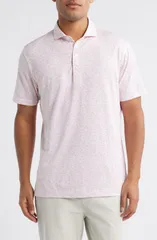 ジョニー オー メンズ トップス シャツ プリント johnnieO Boggings Mushroom Print PREPFORMANCE Golf Polobster