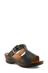 スプリングステップ レディース シューズ ヒール サンダル Spring Step Saphique Block Heel Sandal Black ブラック