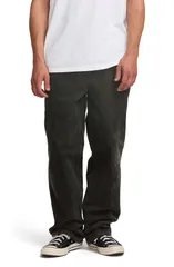 ビラボン メンズ ボトムス カジュアルパンツ コーデュロイ コットン Billabong Larry Cotton Corduroy Pants Dark Gray グレー