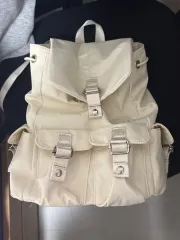 白バックパックバッグ