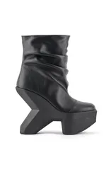 ユナイテッドヌード レディース シューズ ブーツ・レインブーツ United Nude Boulder Slouch Boot Black ブラック