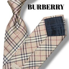 極美品 BURBERRY LONDON ネクタイ ノバチェック 光沢 肉厚 - メルカリ
