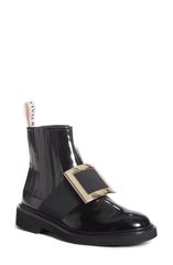 ロジェ・ヴィヴィエ レディース シューズ ブーツ・レインブーツ チェルシーブーツ チェルシー Roger Vivier Viv Rangers Chelsea Boot Black ブラック
