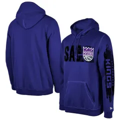 ニューエラ メンズ アウター パーカー・スウェット Mens New Era Sacramento Kings Purple TipOff Collection Pullover Hoodie Purple パープル
