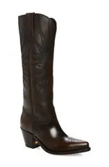 ゴールデングース レディース シューズ ブーツ・レインブーツ トール Golden Goose Wish Star Tall Western Boot Dark Brown Beige ブラウンのサムネイル